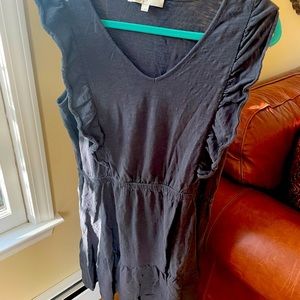 Loft Ruffled Tiered Mini Dress